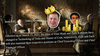 49-Year-Old Elon Musk Demonstrates Mastery Of Stale Pop Culture References With New Titles For Tesla CEO And CFO